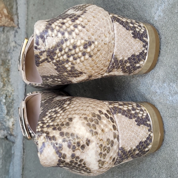 Coach Isla snake print leather pump heels - Picture 9 of 16